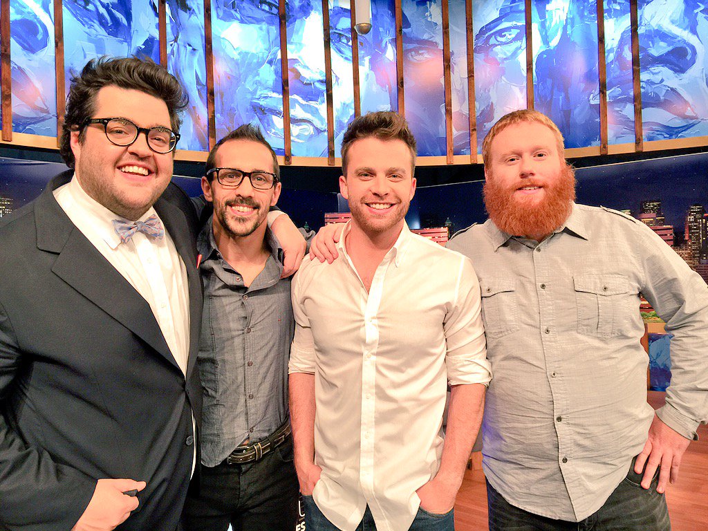 germanpaoloski's tweet photo. #Gracias @TheDustinLuke por venir a @NETxFOX @dariobarassi @ChatrucJose2 @IamNihill https://t.co/qv24rWZMHw