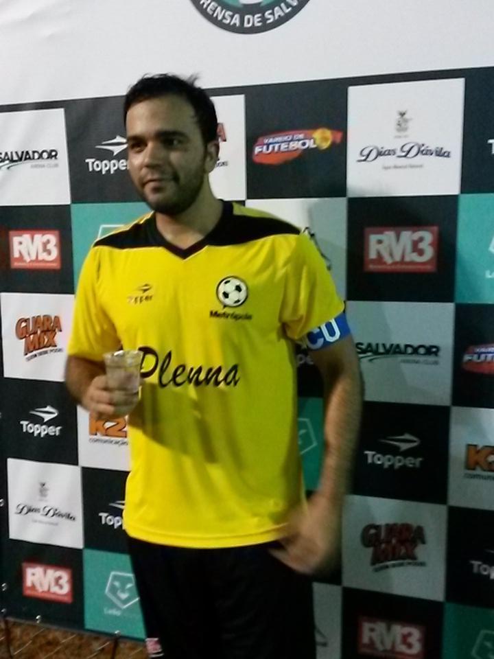 CopaTopperssa's tweet photo. Autor de dois golaços @pedrosentose diz: Mostramos que estamos vivos! #copatopperssa #BanXMet #4x4 https://t.co/kdWS467lzC
