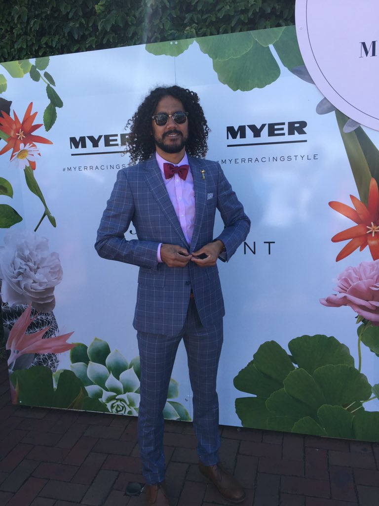 NathanAppo's tweet photo. @myer #fashionsonthefields #MelbourneCup my dream is to make it into the Myer Marquee next year 🎩🐴 #myerracingstyle https://t.co/pglkm9Btdc