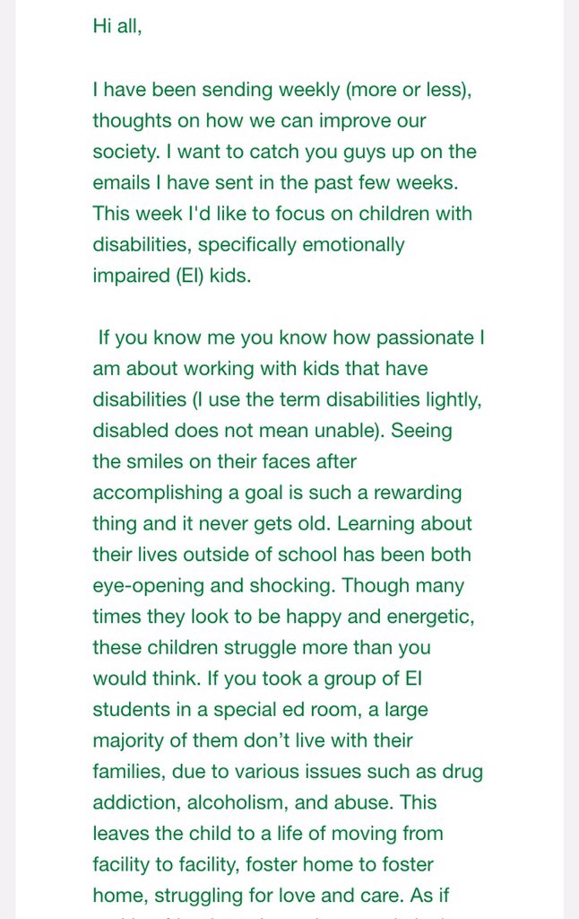 NF_PayItForward's tweet photo. First focus: Emotional Impairments (EI) https://t.co/WK4CxgoPbD
