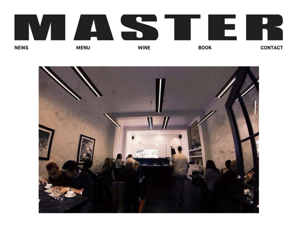 Website is LIVE! Keep up to date w/ news, menu &amp; wine list! Check it masterdining.com.au #masterrestaurant