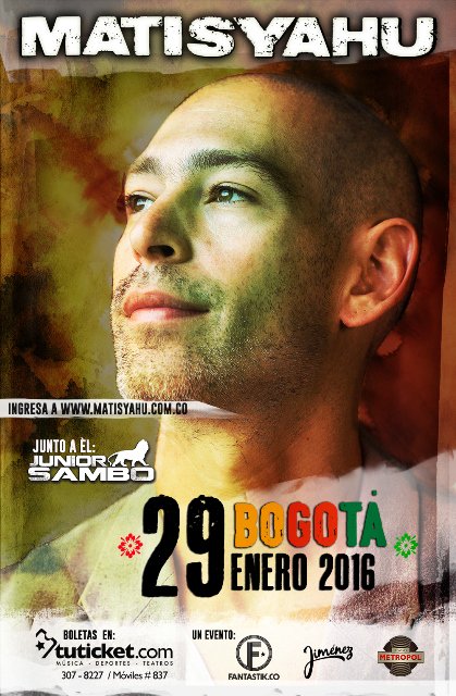 musicmachinemag's tweet photo. [EVENTO] #MATISYAHU estará en Colombia junto a #JUNIORSAMBO: https://t.co/NBzGpXIcyV @Fantastik_Col @juniorsambo https://t.co/H4xNvr7nQT