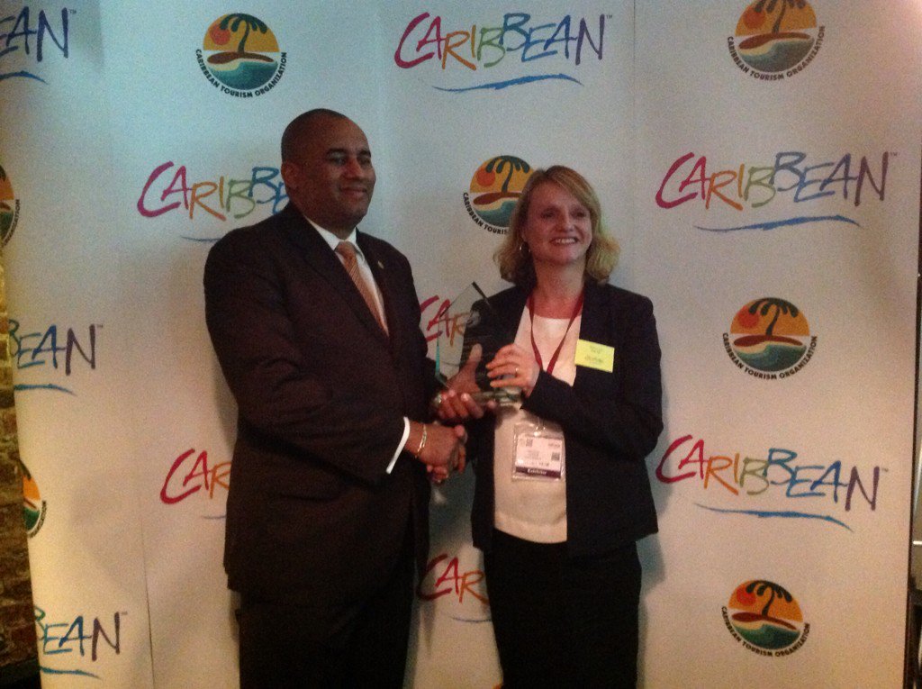 _LoveCaribbean's tweet image. Congrats to Nick Trend who won Best Online Feature at #CTOAwards 2015. @travellingtrend #LoveCaribbean