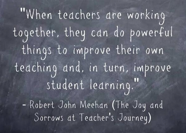 csulbedld's tweet photo. "The most valuable resource that all teachers have is each other." by #RobertJohnMeehan #MotivationalMonday https://t.co/iOqQUQK0uW