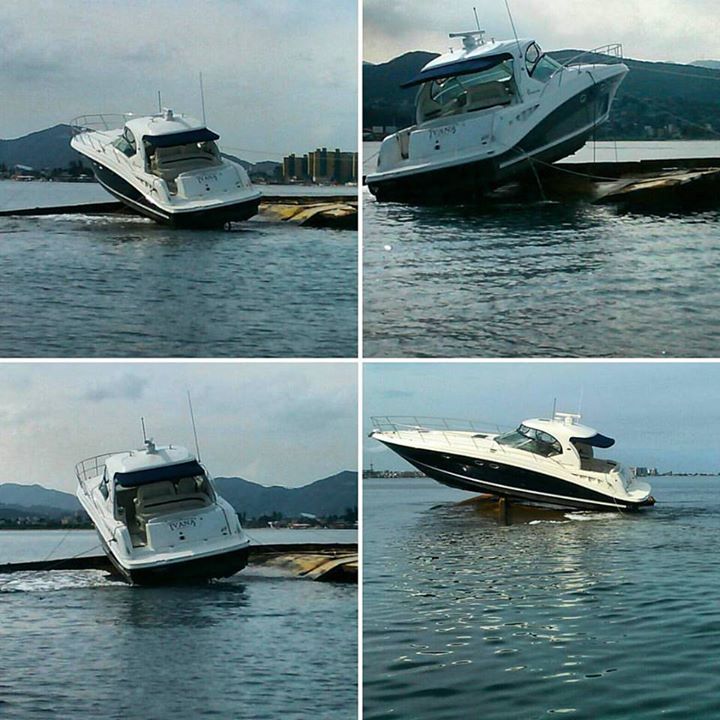OyDCarabobo's tweet photo. Lancha deportiva colisiono con barco hundido de Conferry en Puerto la Cruz https://t.co/12R6rxSJyy  https://t.co/XeffMOUQ0r