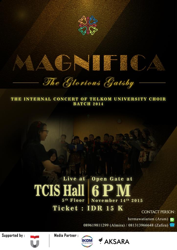 <a href="/BEM_FIT/">BEM FIT</a> Jangan lewatkan Konser Internal Telkom University Choir batch 2014! Catat tanggalnya ;)