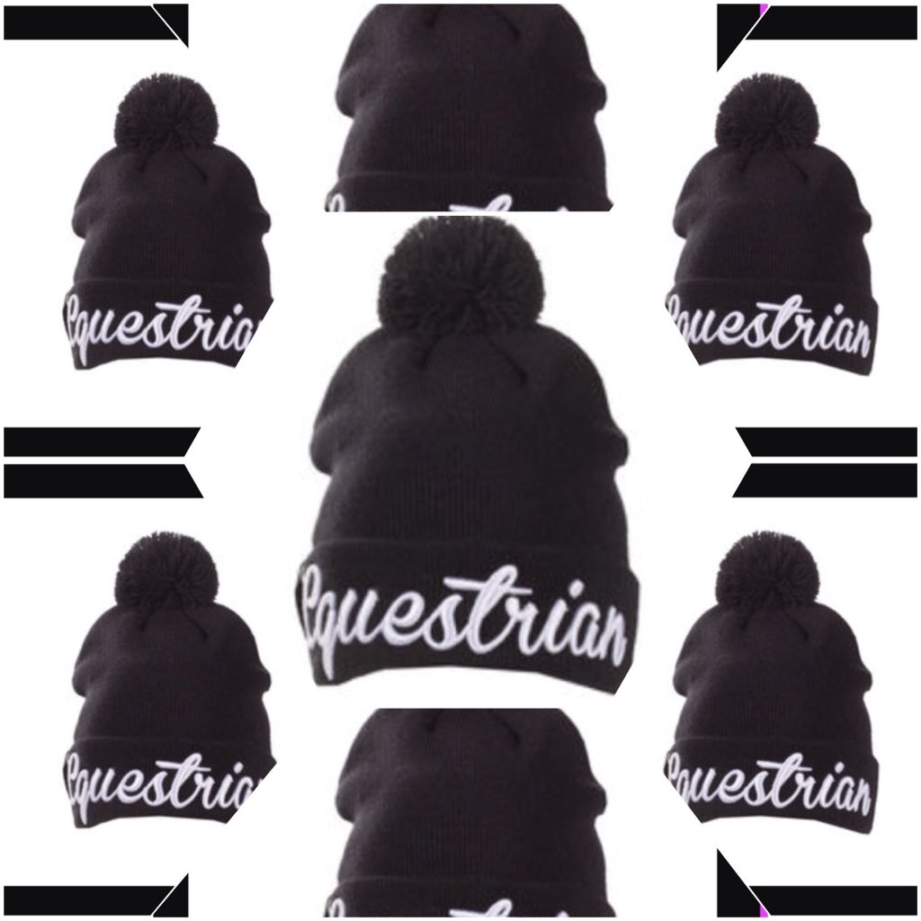 Represent our sport in style-order this equestrian toque in blue or black for $22 online! Fillyinthecity.com