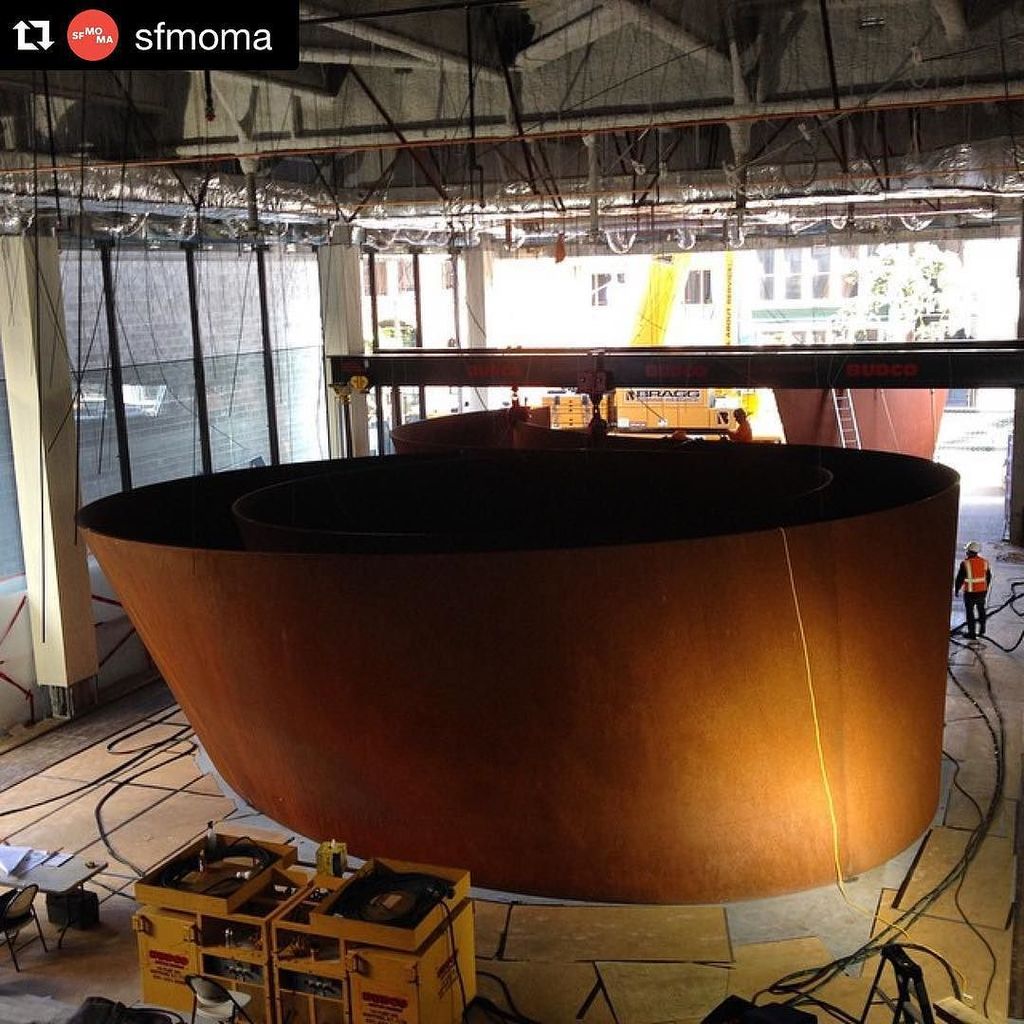 Happy birthday Richard Serra! We can\t wait to visit your giant sculpture in the brand new 