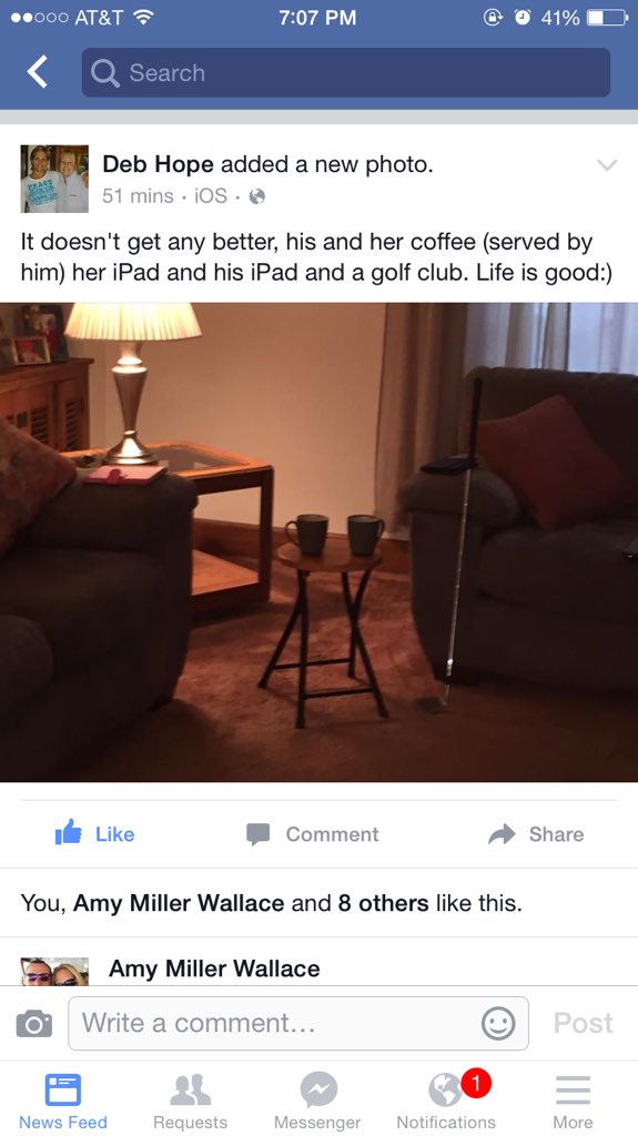 leannnnelong's tweet photo. haha I love reading my Aunt Debbie's Facebook posts #CoachHope https://t.co/tHbKwfi7OX