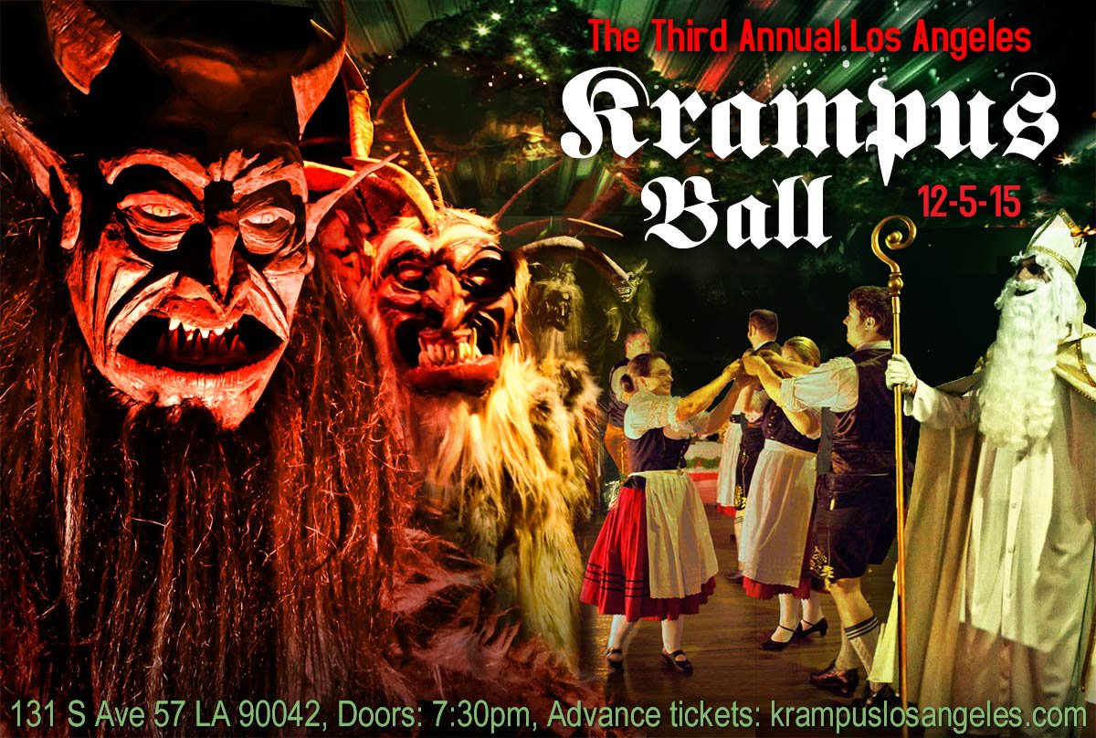Krampus_la's tweet photo. Tickets on sale now for LA Krampus Ball! https://t.co/3Lwom6HELG https://t.co/VZNYUsn2Eb