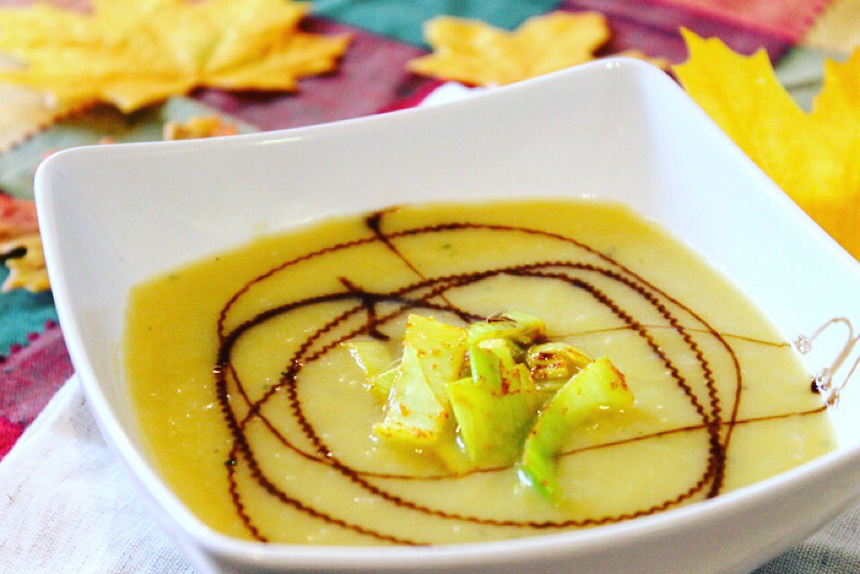 Recette de potage de poireaux sur mon blogue afin de vous réchauffer lors de nos journées fraîches! @laitNatrel
