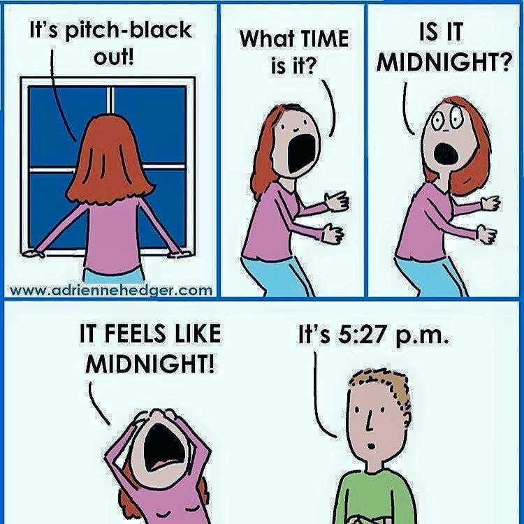 Khollllllla's tweet image. #turnbackforwhat #hatedaylightsavingstime #darkdriving