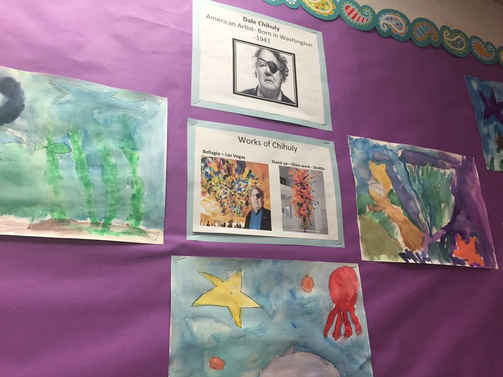 D8Explorers's tweet photo. Dale Chihuly inspired art by D8 Explorers. #Chihuly #19D8 #11D8 https://t.co/K3HD9yVgEB