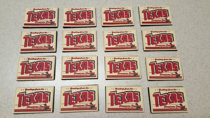 TXGunFest's tweet photo. Have you seen our new patches that we'll have for sale at the festival?! What do you think? #txgunfest https://t.co/XuqdEKSZ8q