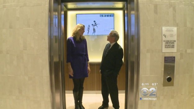 cbschicago's tweet photo. The art of the 'elevator pitch' ... https://t.co/0IFbOUAAk6 @EdCurran https://t.co/LpZQoDePGz