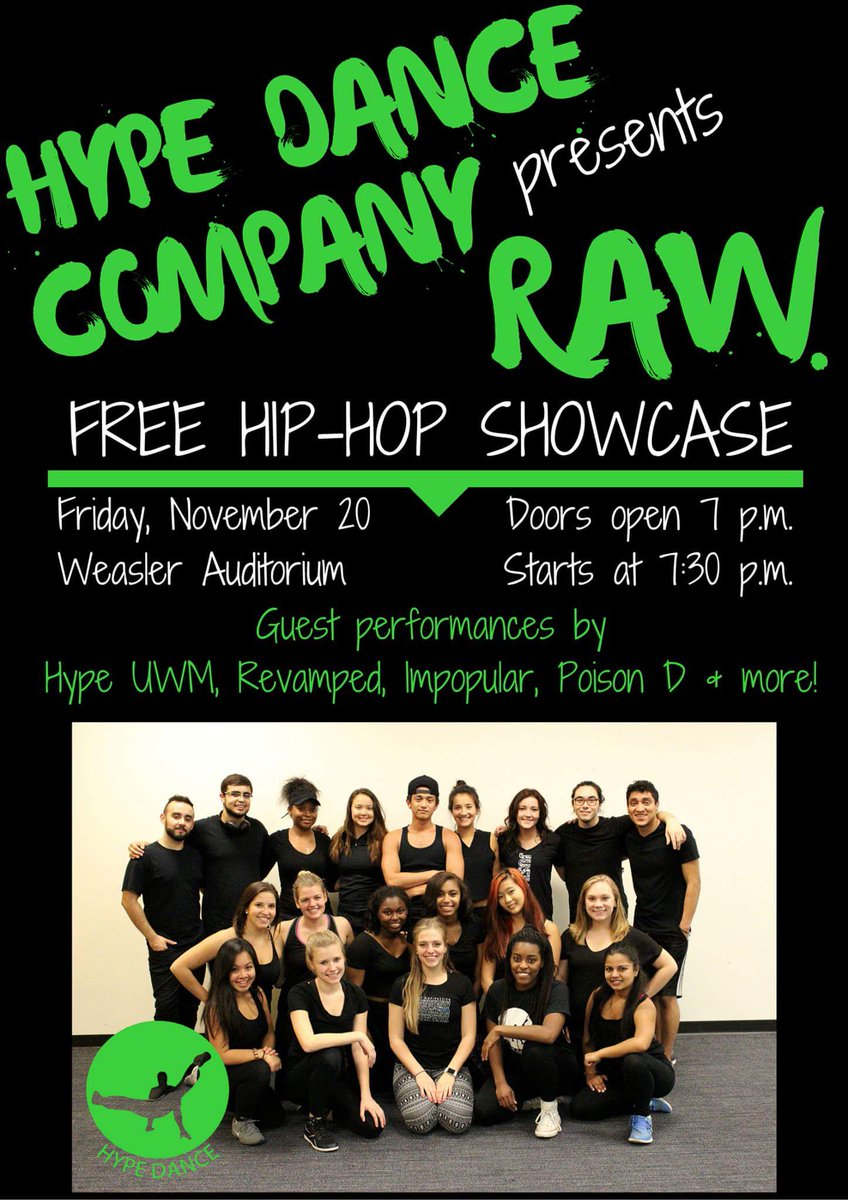 HYPEMARQUETTE's tweet photo. It's almost show time! Join us Nov. 20 @ 7:30 p.m. at Marquette for the best hip-hop entertainment in MKE! https://t.co/RJYtRqBSHg