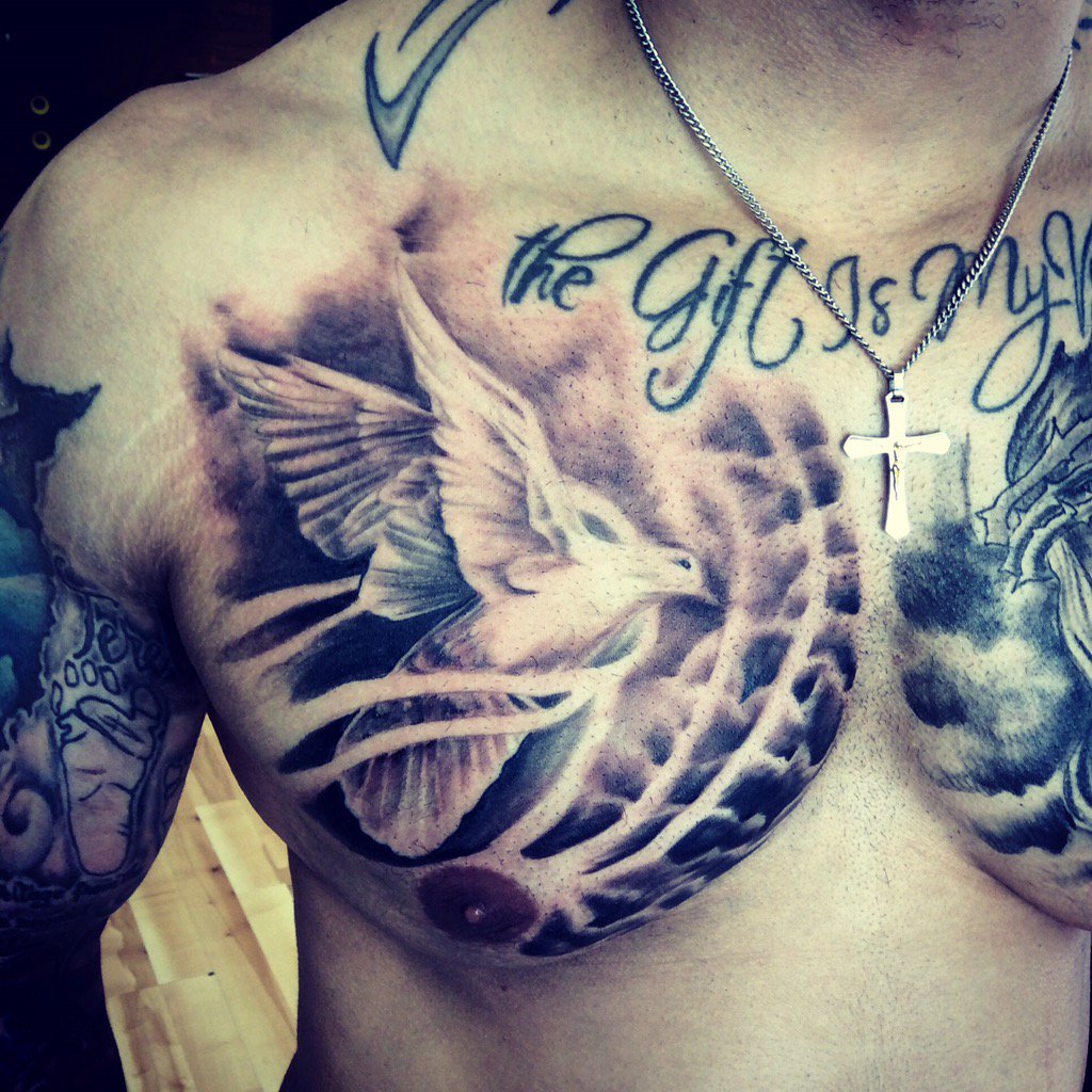 Julian on Twitter &quot;Dove tattoos are a symbol of the Holy Ghost 