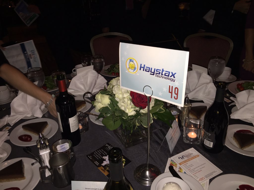 SecurePassage24's tweet photo. #Haystax table at #GovStar awards tonight. https://t.co/QOw8SelD5G