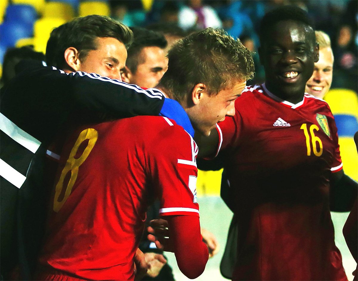 RoyalBelgianFA's tweet photo. FANTASTISCH! Onze U17 naar de 1/2e finales op het WK in Chili na 1-0 vs Costa Rica! #U17WC #MundialSub17 #FIFACMU17 https://t.co/Xy3CEfSGZ0