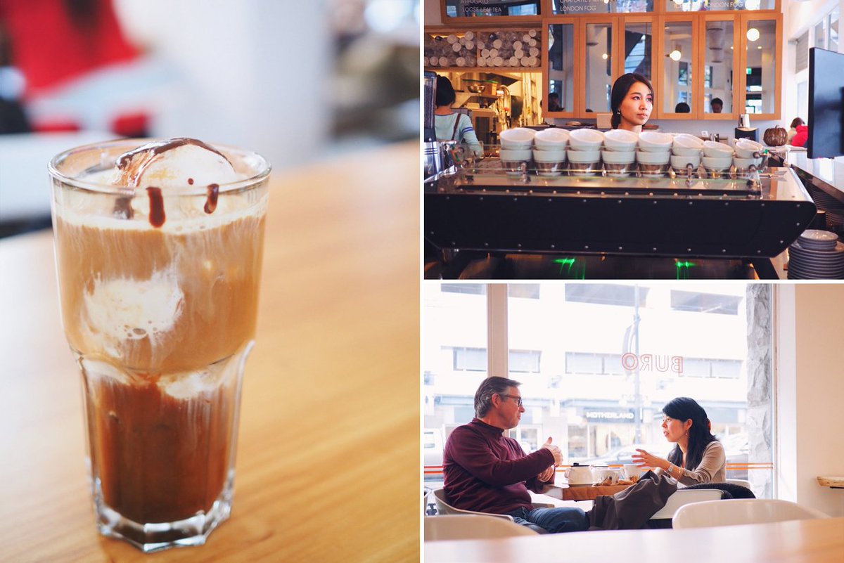 rickchung's tweet photo. Coffee break ☕️ at the new @buro_coffee espresso bar 🍨 in @gastown → https://t.co/xMoUcyFKSh #Gastown https://t.co/v13q19yWci