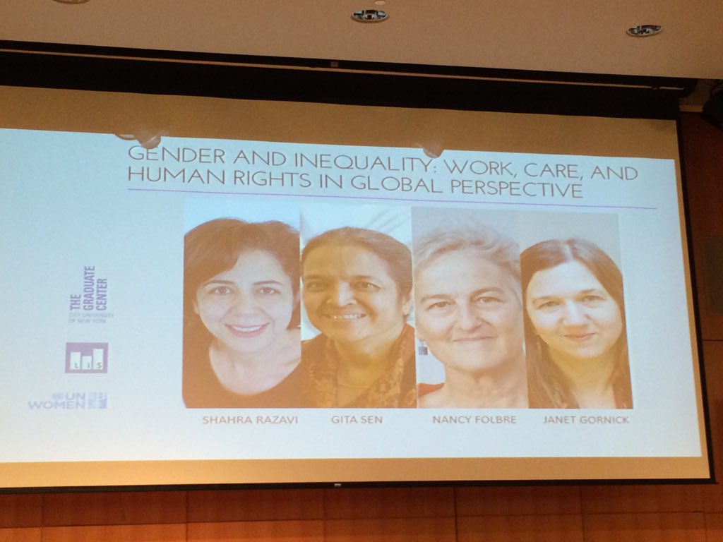 curiousfiddler's tweet photo. Was glad to come to @GC_CUNY for this panel discussion about @UN_Women's report #GenderPayGap #equality https://t.co/huq1RKFzpT