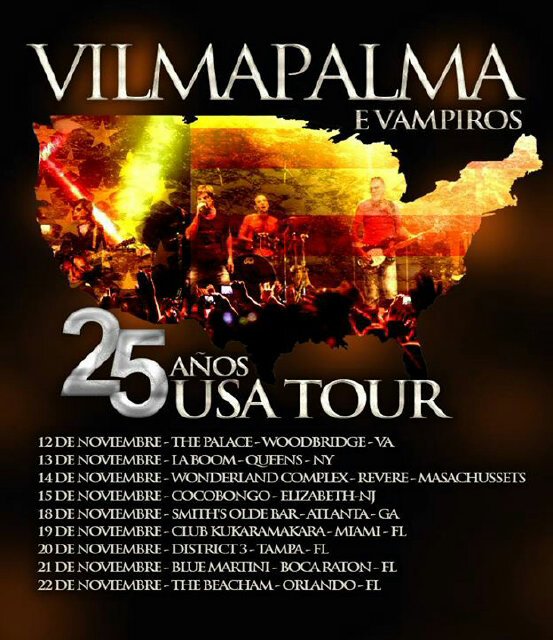 VilmaPalma's tweet photo. --Aquí las Fechas Confirmadas de la #GiraUsa2015--  Los esperamos a todos!Febrero 2016 hacemos la costa Oeste https://t.co/I5G2sC7RZF