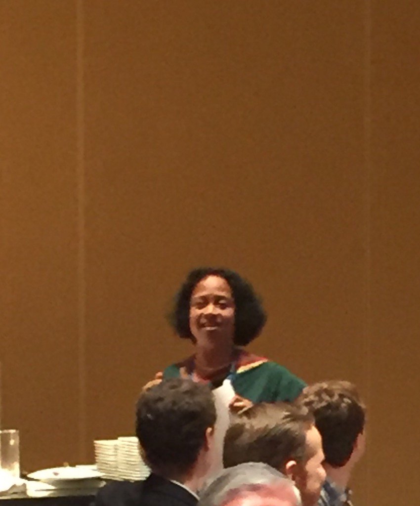 agrobins's tweet image. Great reception from @SASanalytics! Thanks @RadhikaSAS #informs2015