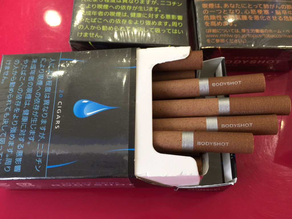 タバコショップ ハヤサキ ボディショット リトルシガー 入荷 B S ウィスキー B S モヒート B S ラム コーラ B S サングリア B S エナジードリンク 各本入 390円 米国製 15 11 3 先行発売 T Co C4qjxgth7t