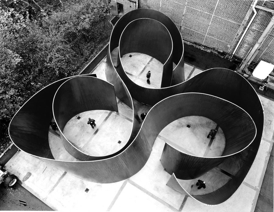 Happy Richard Serra! \"I consider space to be a material.\"   