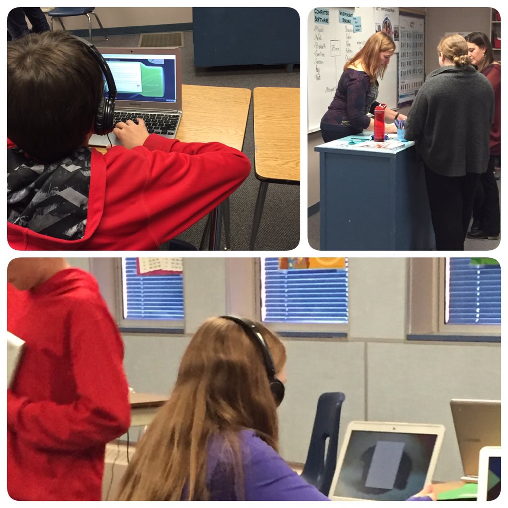 GascoyneCheryl's tweet photo. @Lacombejrhigh with Mrs. Hiebert's students #independentreading #instructionalsoftware @WCPS72 https://t.co/jKSdnIU3zL