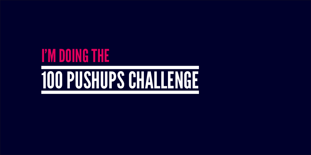 glyno's tweet photo. I'm doing the 100 Pushups Challenge https://t.co/sh3UdKZcdN https://t.co/IAlv9FuCdq
