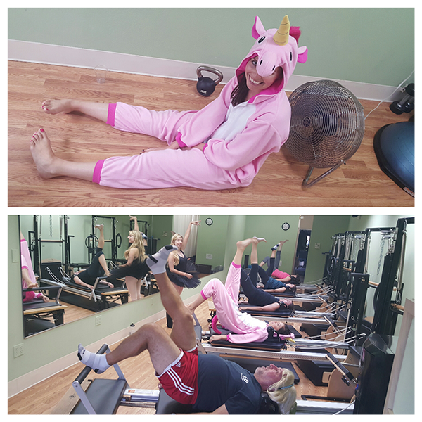 OnPointeSF's tweet photo. When you do Pilates in your Halloween costume, it's called dedication. And AWESOME! https://t.co/jhfG97bIYs