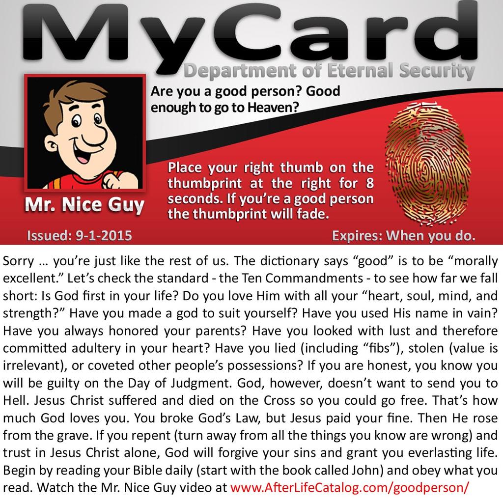 CalebWright5's tweet photo. My Card #bezeugen #Tractchallenge https://t.co/I0OjSsXi50