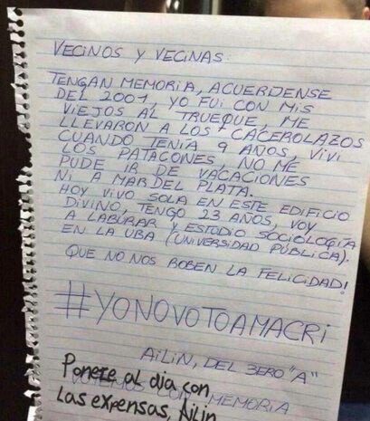 Se armó el tole tole en el ascensor.