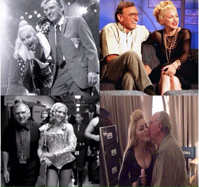 Madonna and her Dad ❤️ this is so cute
