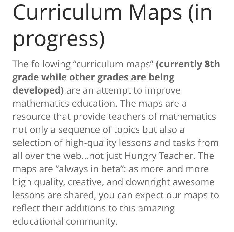 HungryToTeach's tweet photo. Hey #msmathchat, what do you think of our new Math 8 curriculum resources? https://t.co/Tsirbn9anX https://t.co/VCgm1rCeTh