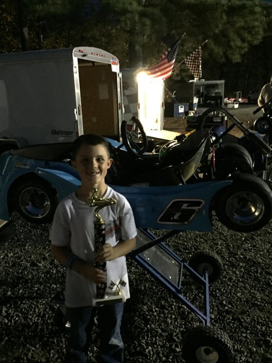 JamieLathroum's tweet photo. Little man got up on wheel for first win. He was so excited. https://t.co/4NBABIyMl2