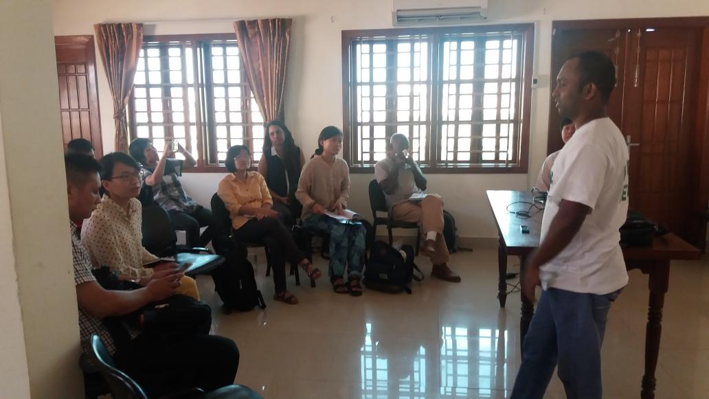 PANAsiaPacific's tweet photo. #Day 1 #BEA Farmers' Field Trip Pradeep shares about @vikalpani &amp; to learn abt #agroecology. #pesticidesfreeworld https://t.co/81WISu7GUR