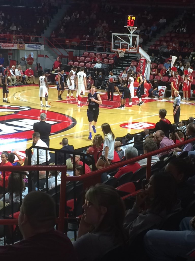 staceybiggs's tweet photo. @WKUBasketball back in action at #EADiddleArena! #GoTops https://t.co/llDO8Uzgod