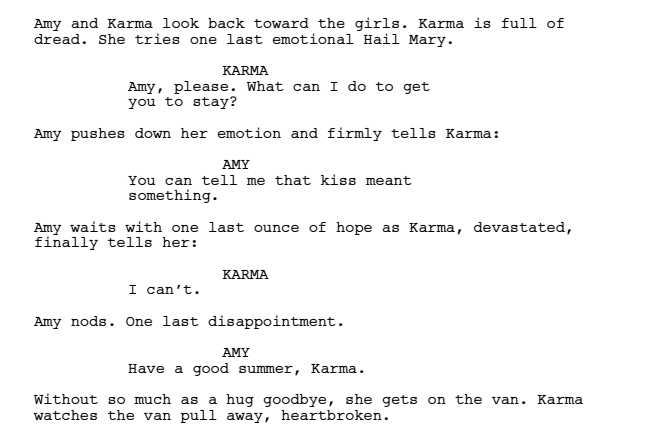 FakingItWriters's tweet photo. DEVASTATING #FakingItLive #scriptshots https://t.co/HkU91xUILb