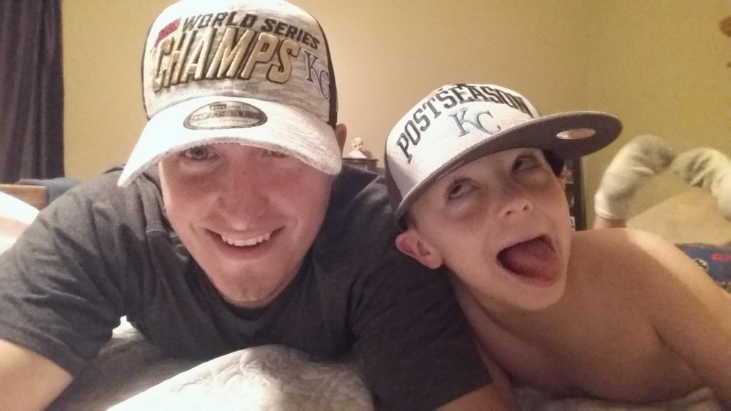 moore5414's tweet photo. Sharing the new gear with my lil man hes SO pumped for tomorrow #RPisRoyal #redemptionplus #RoyalCelebration https://t.co/mZ7jfDjf3C
