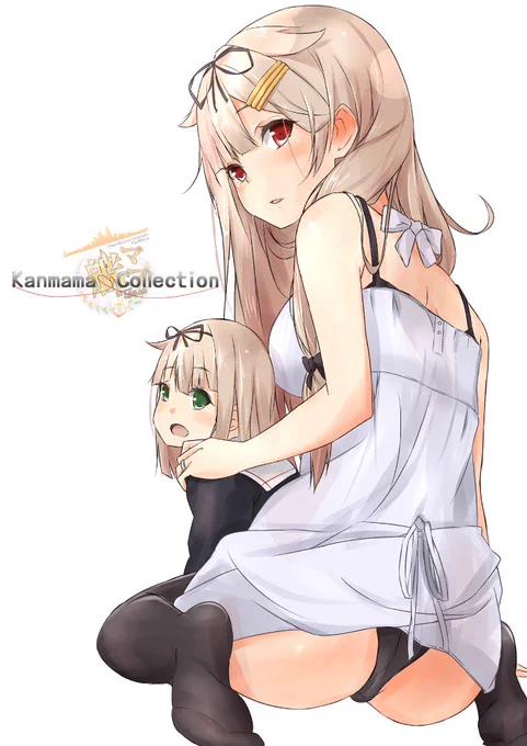C89 艦ママこれくしょん 表紙(仮) / 咲(サク)C89水曜日東J48b さんのイラスト #nicoseiga #im5310954 https://t.co/Ps1KDLShzR 