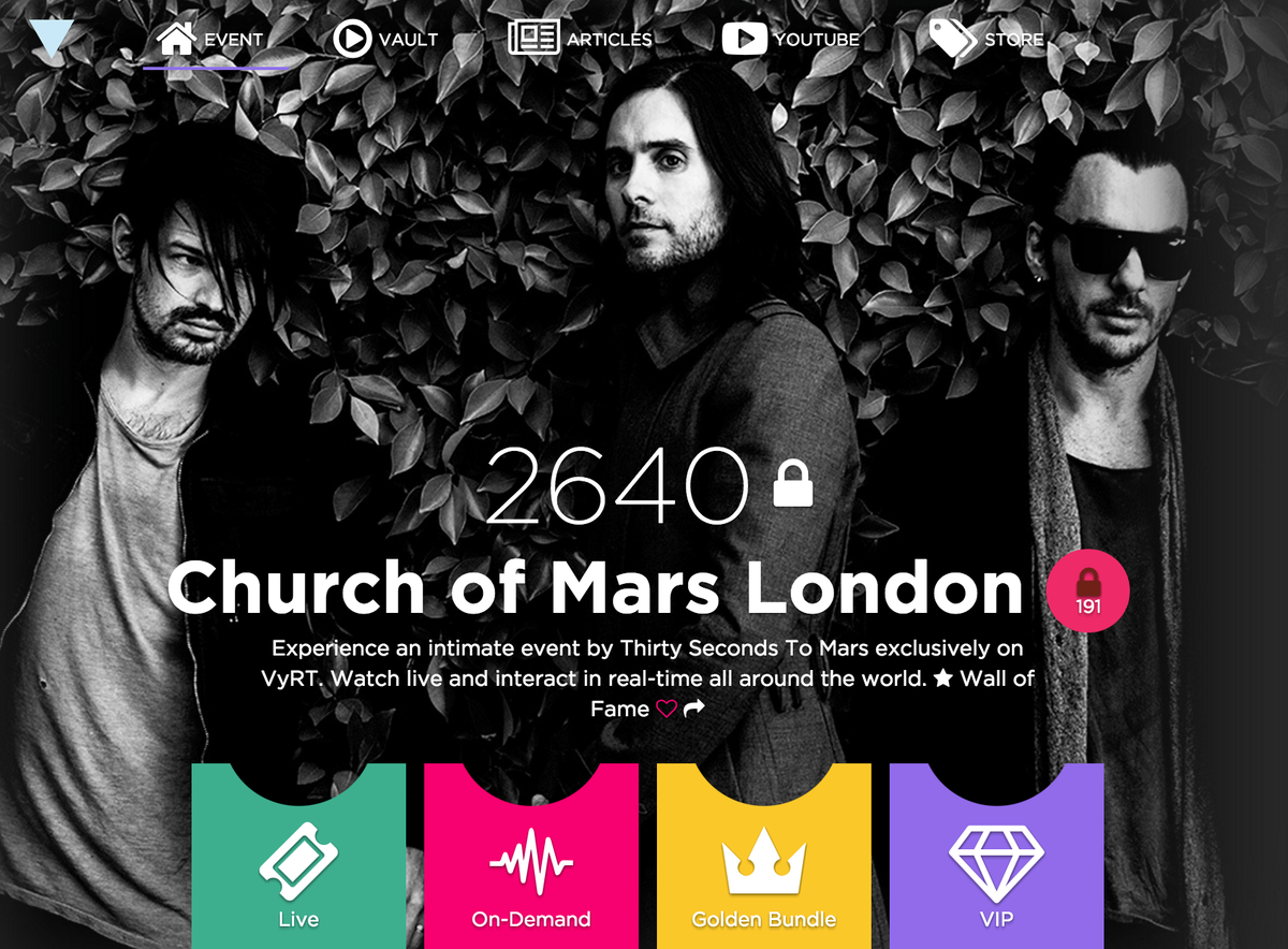30SECONDSTOMARS's tweet photo. Chat, write Articles, watch Videos + more. Visit the Official MARS Hub on @VyRT today. | https://t.co/Z47F3yVmdQ https://t.co/tdTPnTYkYY