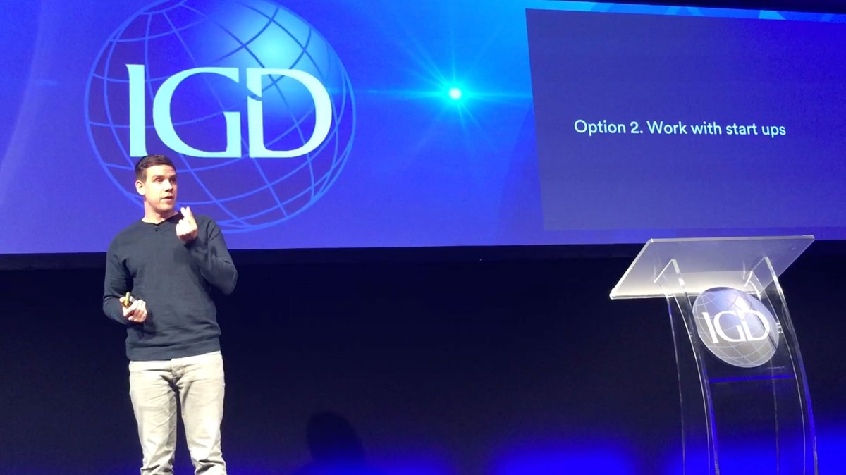 elevaateHQ's tweet photo. @simonharrow shares great advice for retailers working with startups. #elevaate #retail #ecommerce #startups #IGD https://t.co/Ob7iKZLrzG