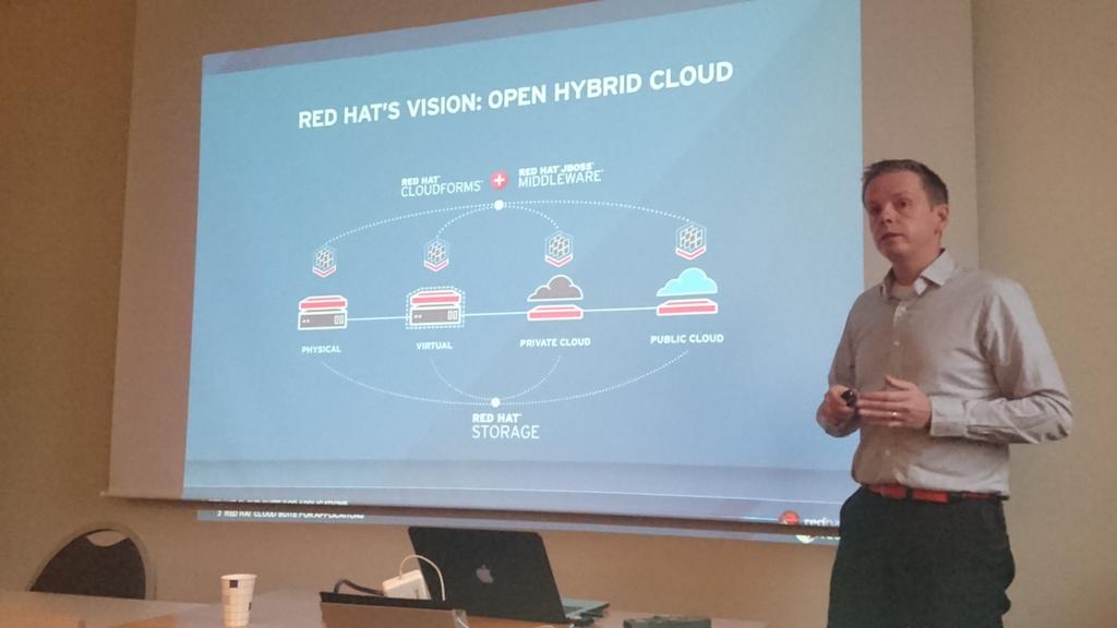 kirstis's tweet photo. We're hosting breakfast seminar in Oslo together with Red Hat today #RedHat #redpilllinpro #cloud https://t.co/M0oneMoaln