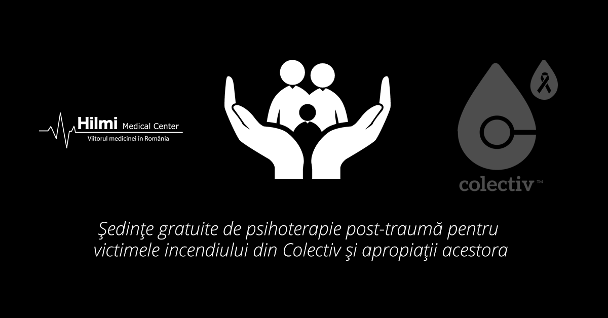 HilmiMedical's tweet photo. Sedinte gratuite de psihoterapie pentru victimele, familiile si apropiatii celor implicati in incendiul #Colectiv. https://t.co/BKVtojQ9CK