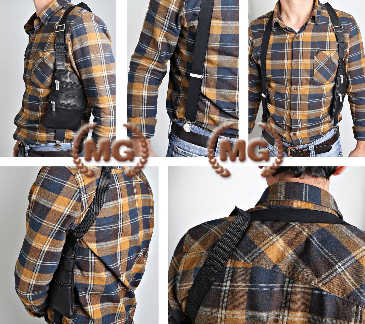 Vega holster fondina ascellare in pelle multiuso (sig226)