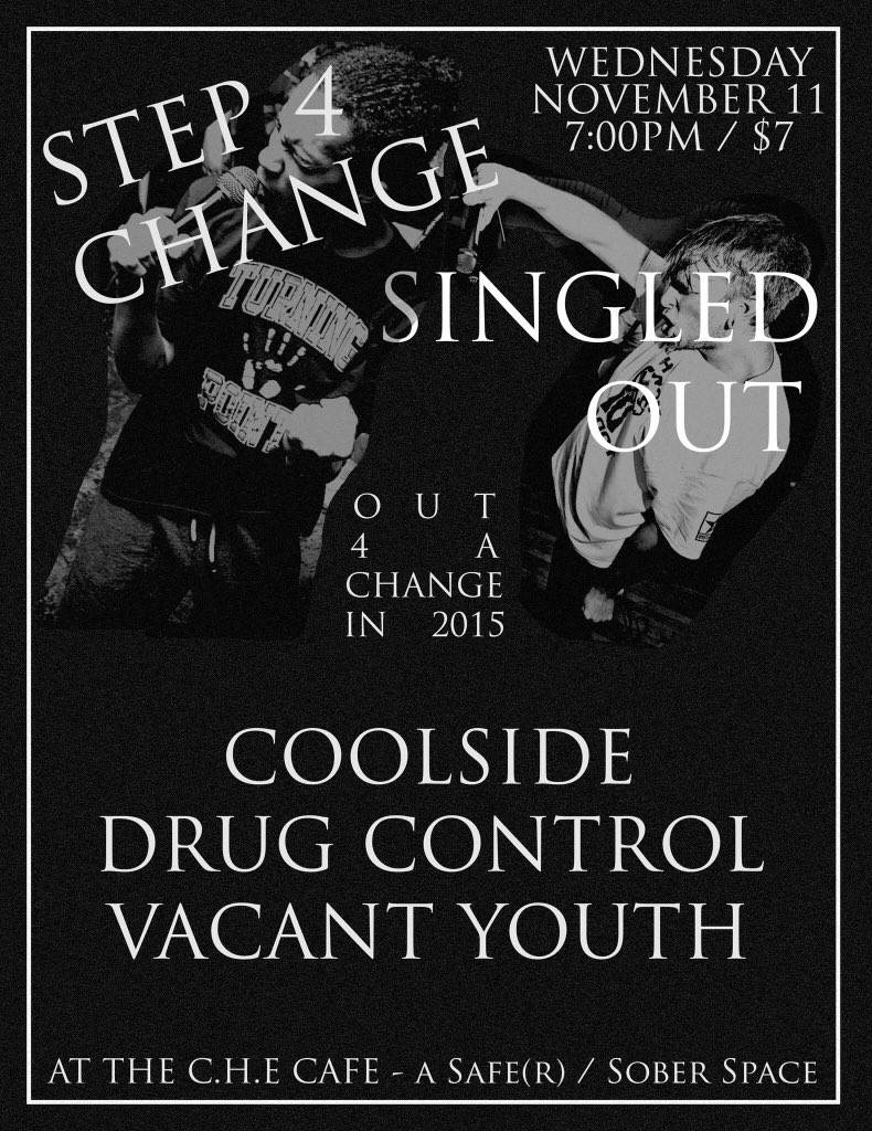 NEXT WEEK @STEP4CHANGEXXX <a href="/SingledOut425/">Singled Out</a> <a href="/CoolSideYouth/">C ⌐■_■L SIDE</a>