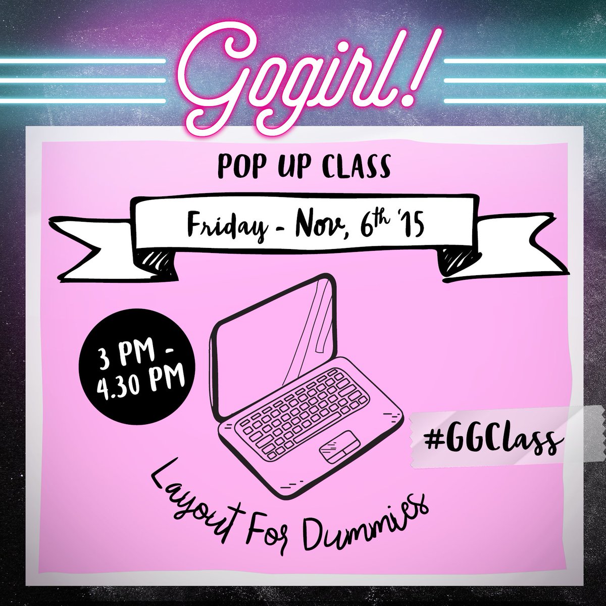 Layout for Dummies,with mba Yenni, Jumat 6 Nov, 3pm–4.30pm,Class Fee Rp 50.000/ person