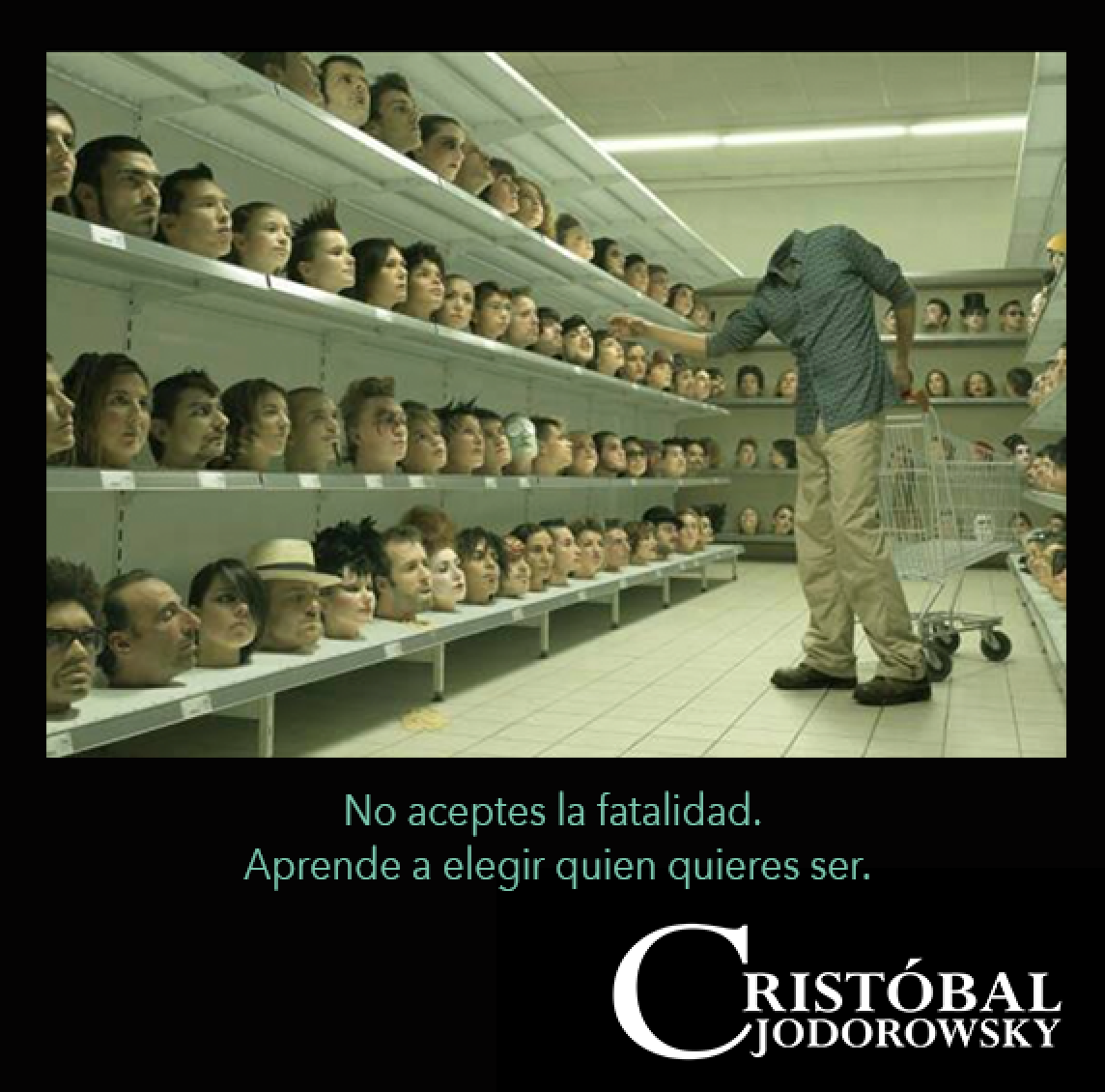 Cristobaljod's tweet photo. No aceptes la fatalidad.  Aprende a elegir quién quieres ser. https://t.co/CW8mP4mj00